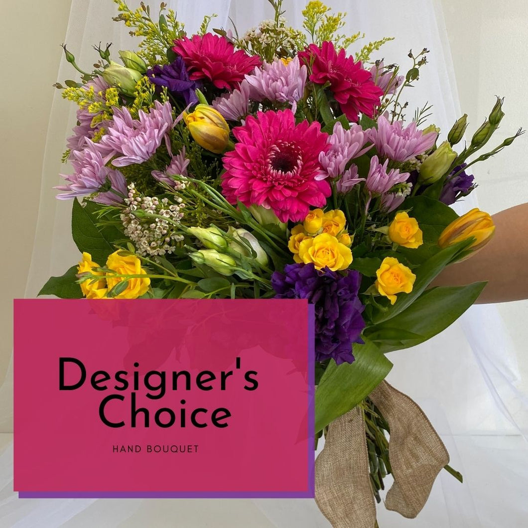 Designers Choice Hand Bouquet - HKFlowers